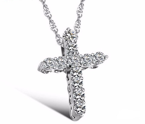 Sterling Silver Cross Pendant Necklace