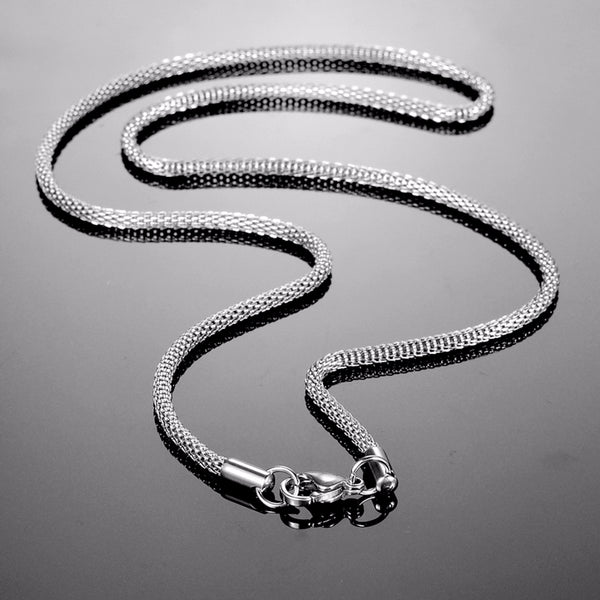 Stainless Steel Mesh Chain Necklace