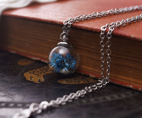 Real Dried Flower Necklace