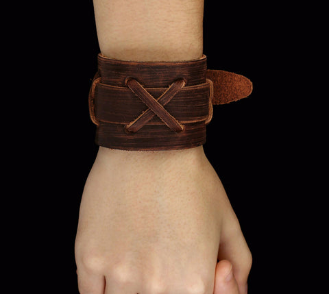Genuine Leather Wrap Bracelet