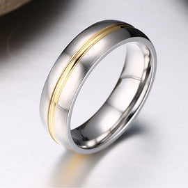 Stainless Steel Fashion Couple Ring