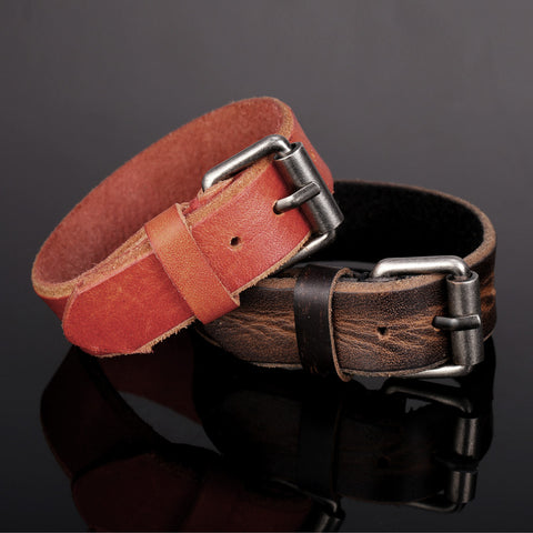 Genuine Leather Wrap Bracelet
