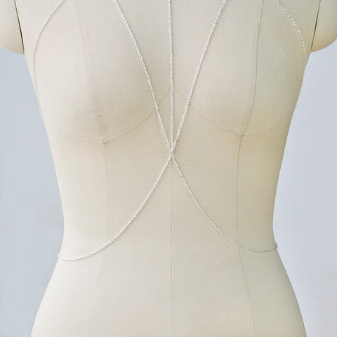 Gold/Silver Color Bra Body Necklace