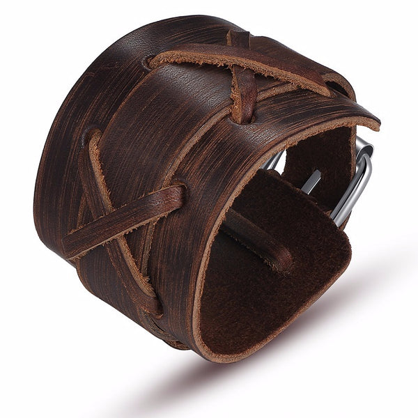 Genuine Leather Wrap Bracelet