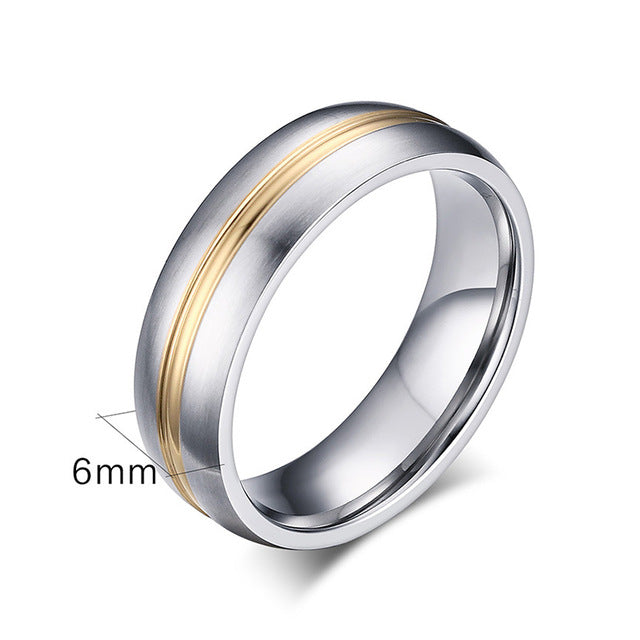 Stainless Steel Fashion Couple Ring