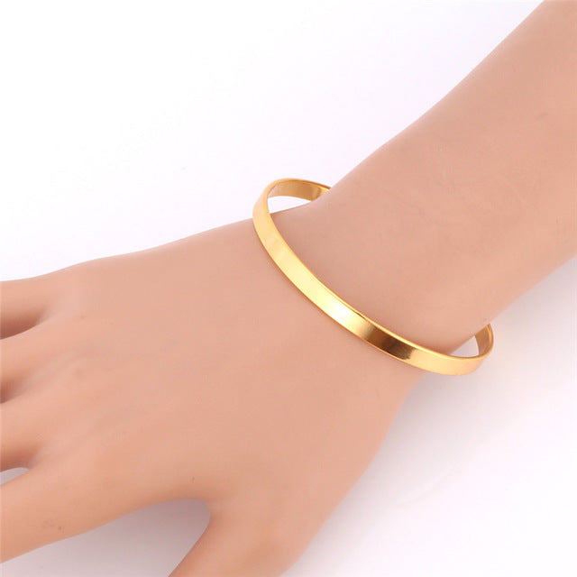 Gold/Silver Simple Bangle