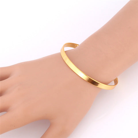 Gold/Silver Simple Bangle