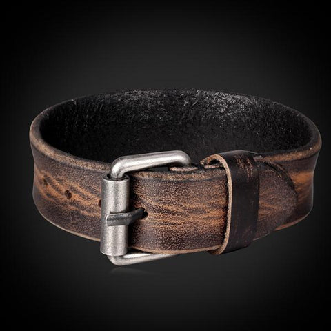 Genuine Leather Wrap Bracelet
